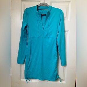 Athleta swim dress, blue, size small. EUC, no flaws.